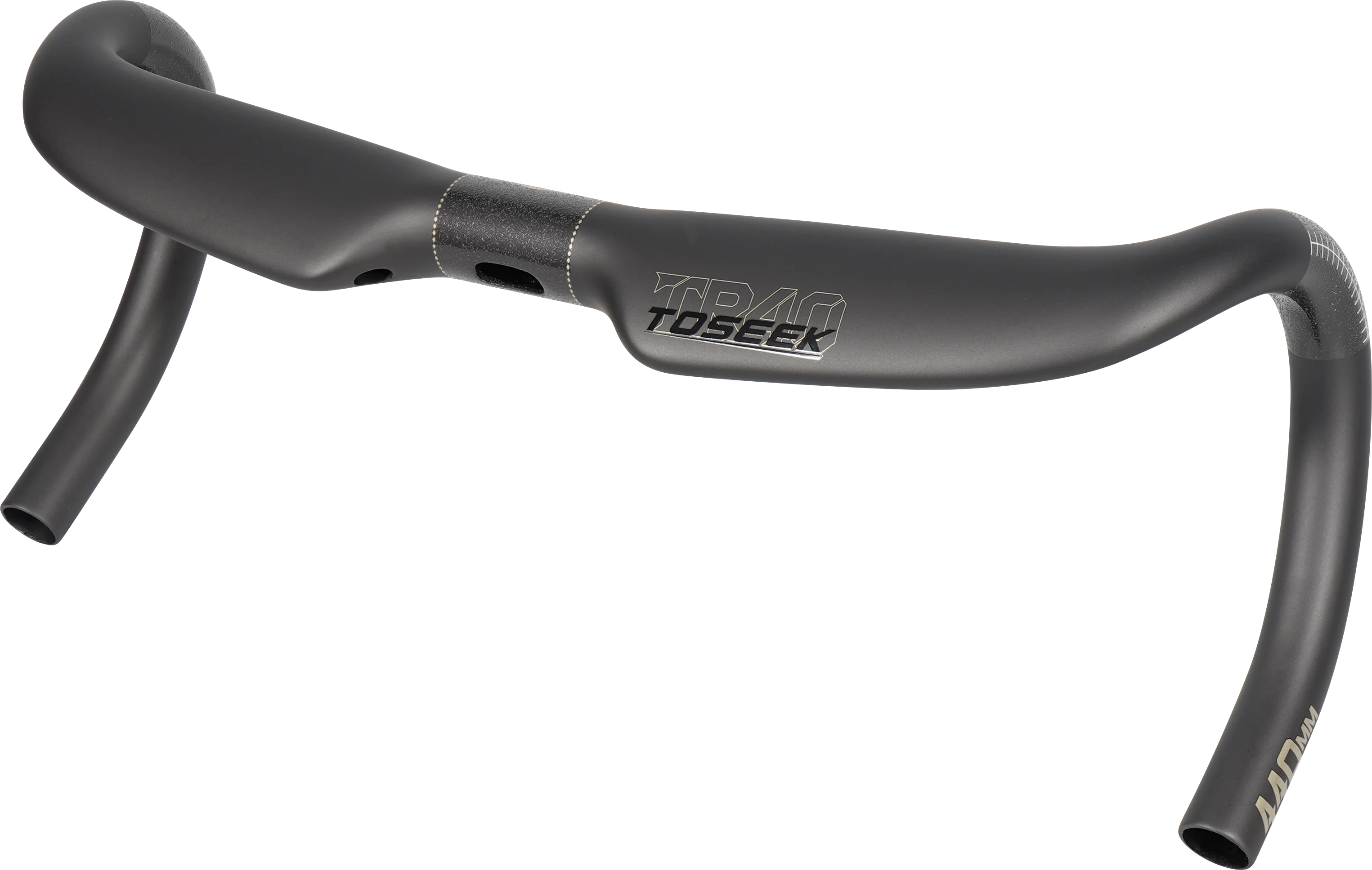 TOSEEK TR40 Carbon-Rennradlenker 380/400/420/440mm Matt UD Interne Kabelführung Dropbar Fahrradteile – Detail 15