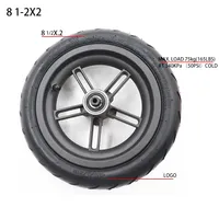 8 1/2x2 Pneumatic Rear Wheel 8.5 inch Tyre with Hub Damping Tire Brake Disc Accessories for Xiaomi Mijia M365 Electric Scooter