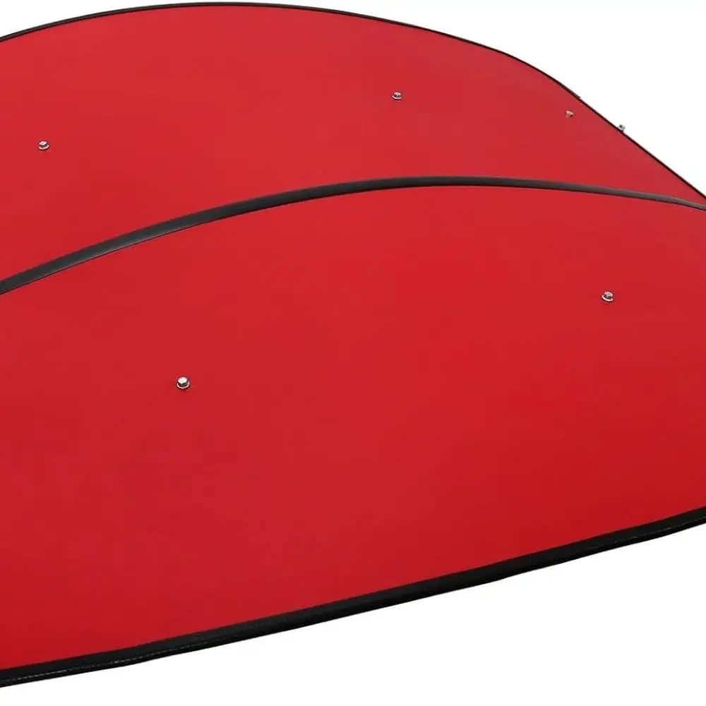 52 x 52 Durable Red Tractor Sunshade Canopy for Enhanced Protection with ROPS