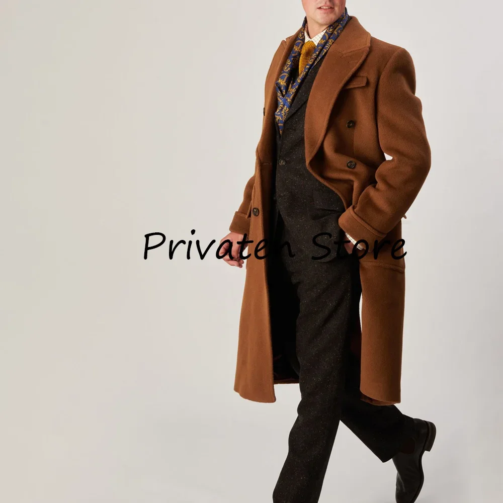 

Мужское шерстяное длинное пальто поверх пальто Мужские куртки Мужские зимние повседневные новые пальто и куртки Элегантная одежда Мужское пальто высокого качества