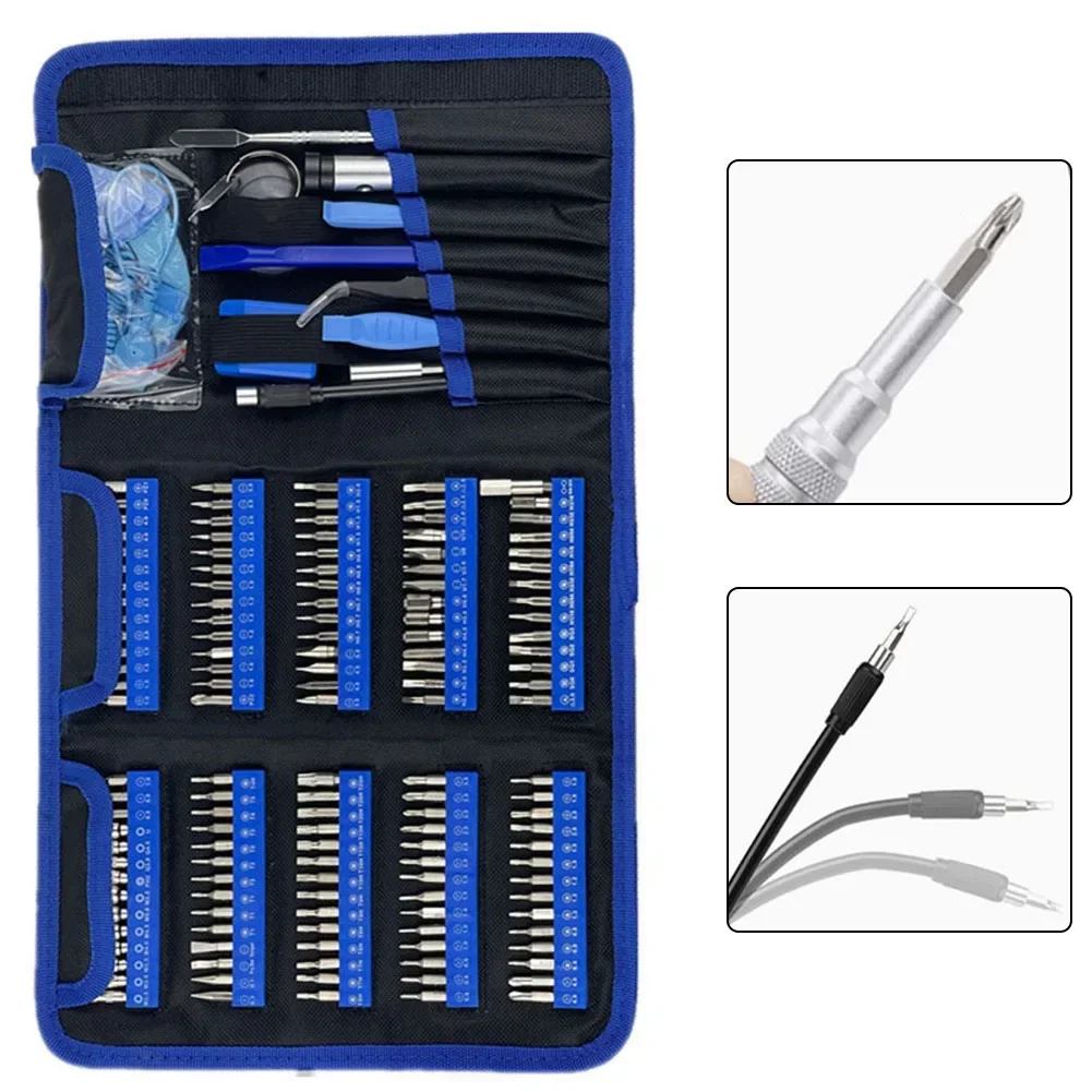 

160-in-1 Portable Screwdriver Kit Cloth Cover Storage Home Computer Mobile Phone Disassembly Tool Set Combination Repair Tools