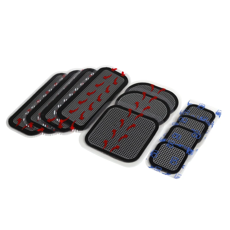 Almohadillas de Gel de repuesto para entrenador EMS, almohadilla Compatible con cinturón tonificador de entrenamiento, transparente, Abs, núcleo de