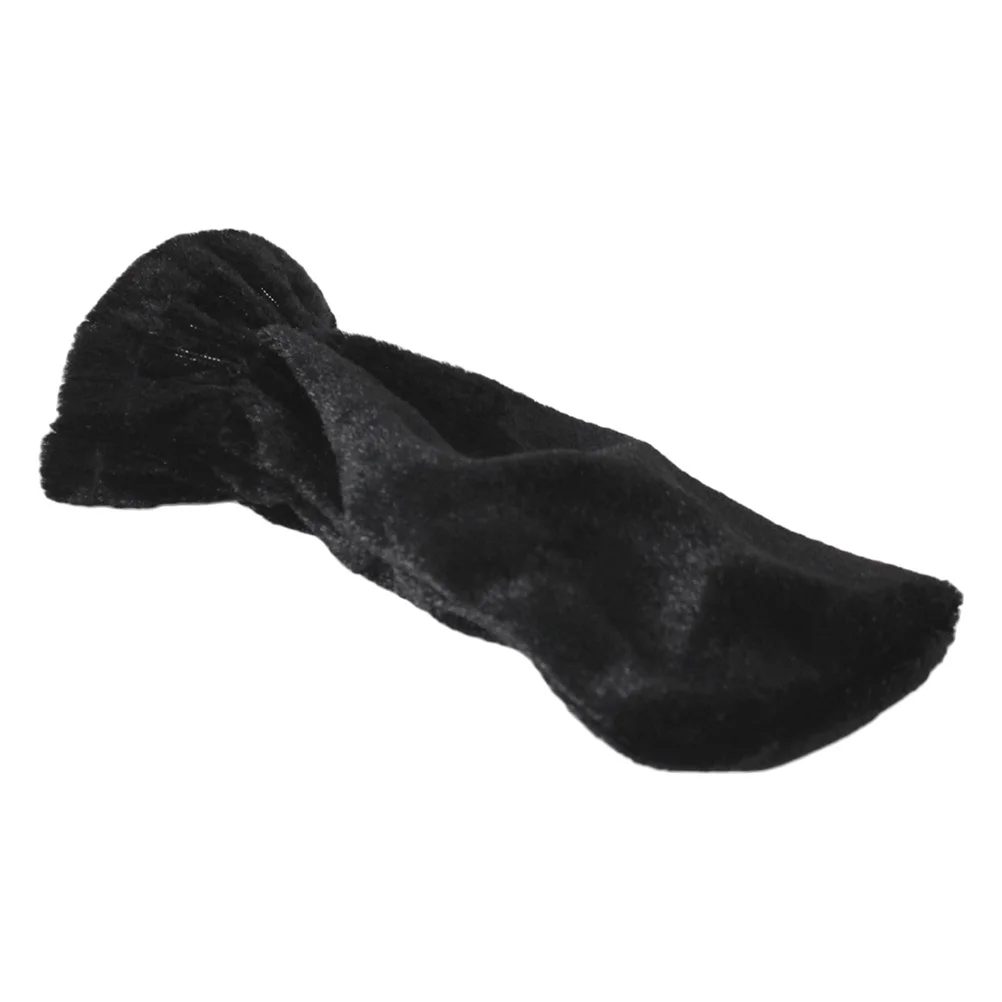 

3Pcs Black Pleuche Piano Pedal Covers Soft Durable Anti-Slip Protector Sleeve Elastic Fit Lightweight Piano Foot Pads