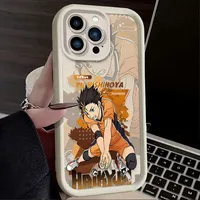Anime Haikyuu Yu Nishinoya Case For iPhone 16 15 16E 14 13 12 11 Pro Max X XS X S Max XR SE 2020 SE4 7 8 Soft Silicone Cover