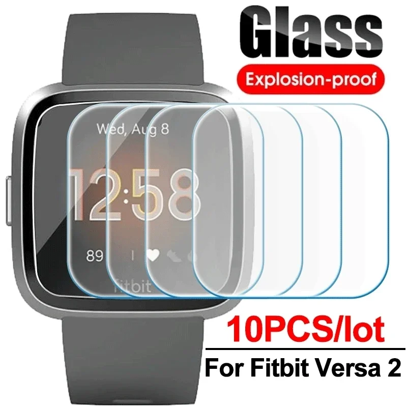 Screen Protector for Fitbit Versa 2/Versa Lite Tempered Glass Anti-scratch Film for Fitbit Versa 2 Smartwatch Accessories