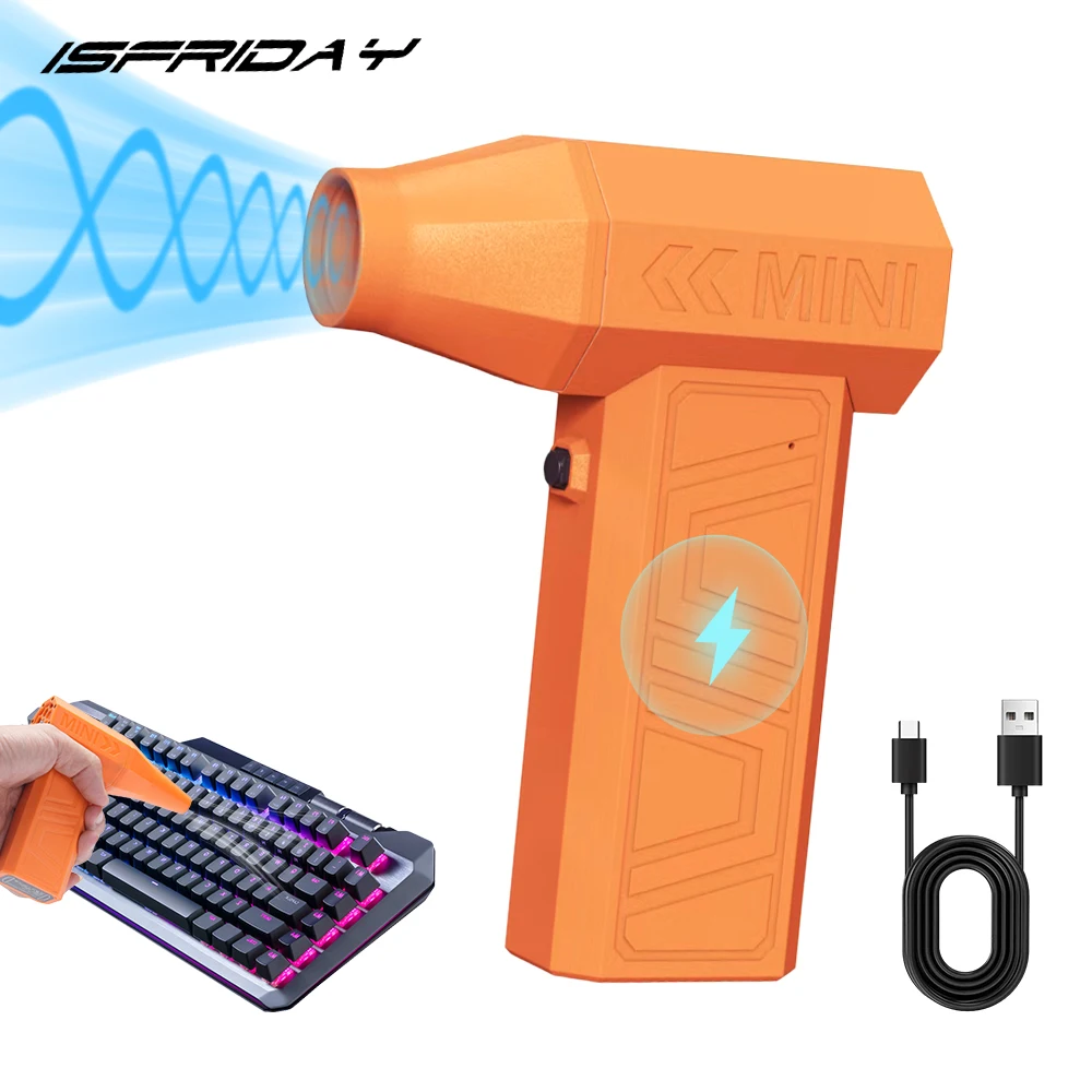 

Turbo Fan Jet Blower 200000RPM Cordless Air Blower Type-C Charging Turbo Violent Fan Brushless Electric Air Duster Car Dusting