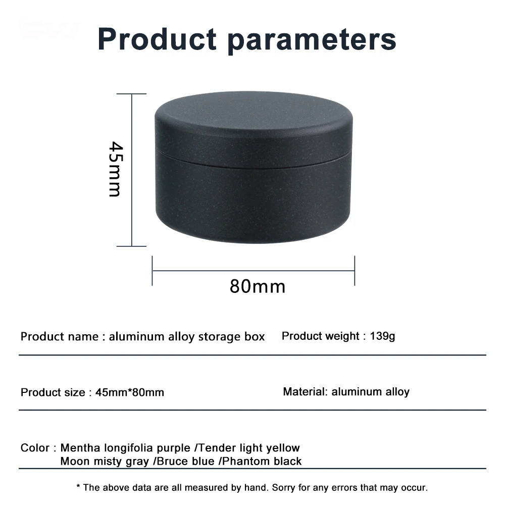 CVJ Earphone Voyager logam, kotak penyimpanan Earphone portabel anti-tekanan/tahan air/Anti gores kelas atas