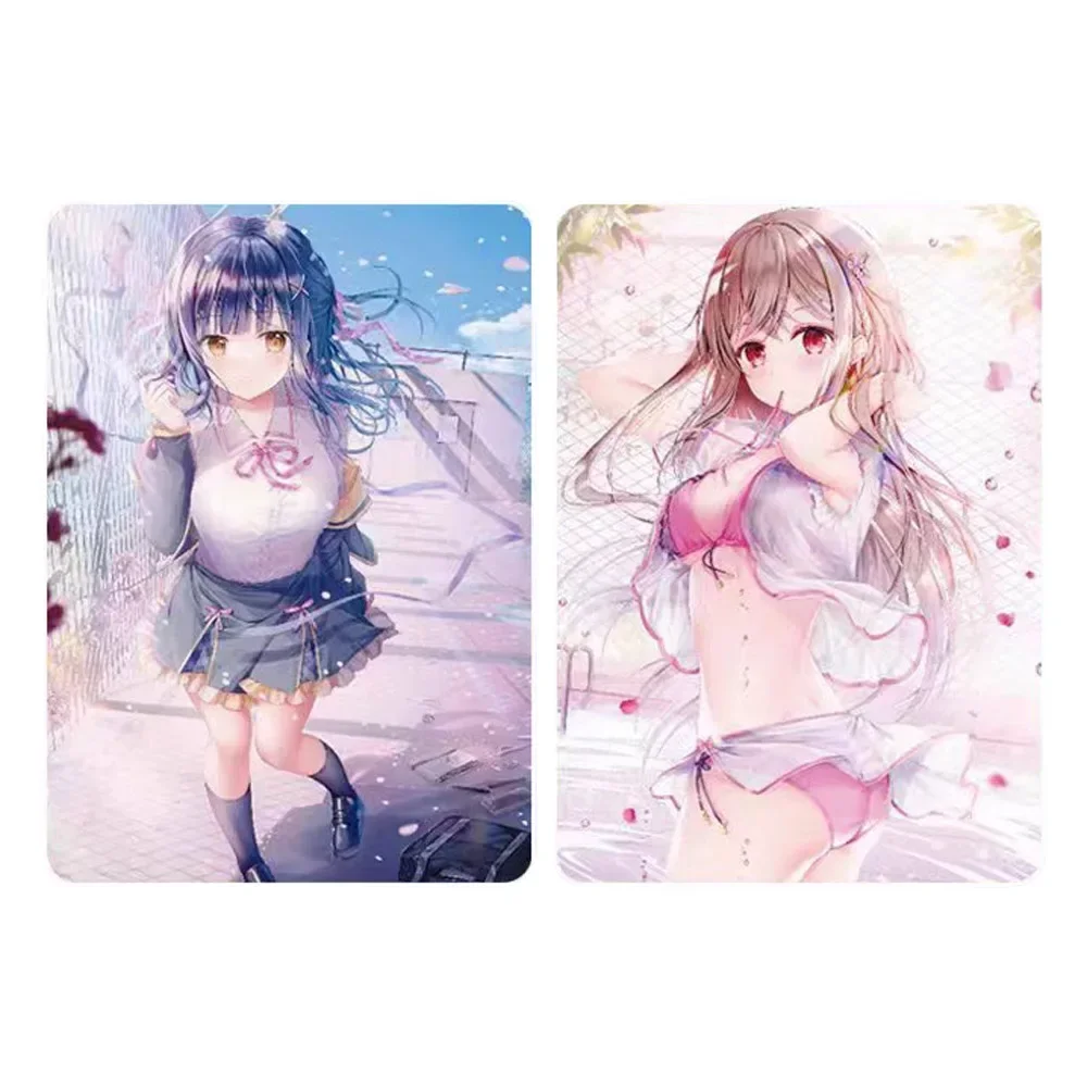 DIY Original Card Series Set Confession Moment 2pcs Refractive Flash Card Anime Peripheral Game Collection Card Holiday Gift