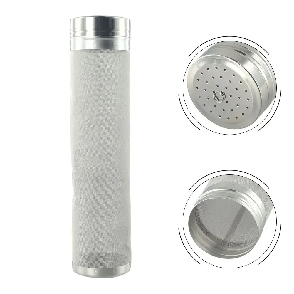 1pcs Hopper Filter Strainer Stainless Steel 300 Micrometer Mesh Hop Beer Filter 304 Stainless Steel 7*29cm /  7*18cm