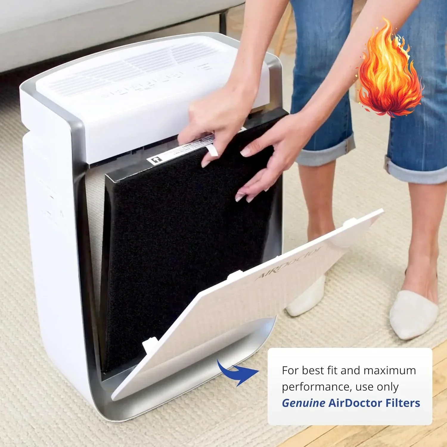 

AD3000 / AD3500 Fits Both Models Genuine Filter Replacements - One Year Combo Pack Includes: 1 UltraHEPA & 2 Carbon/Gas