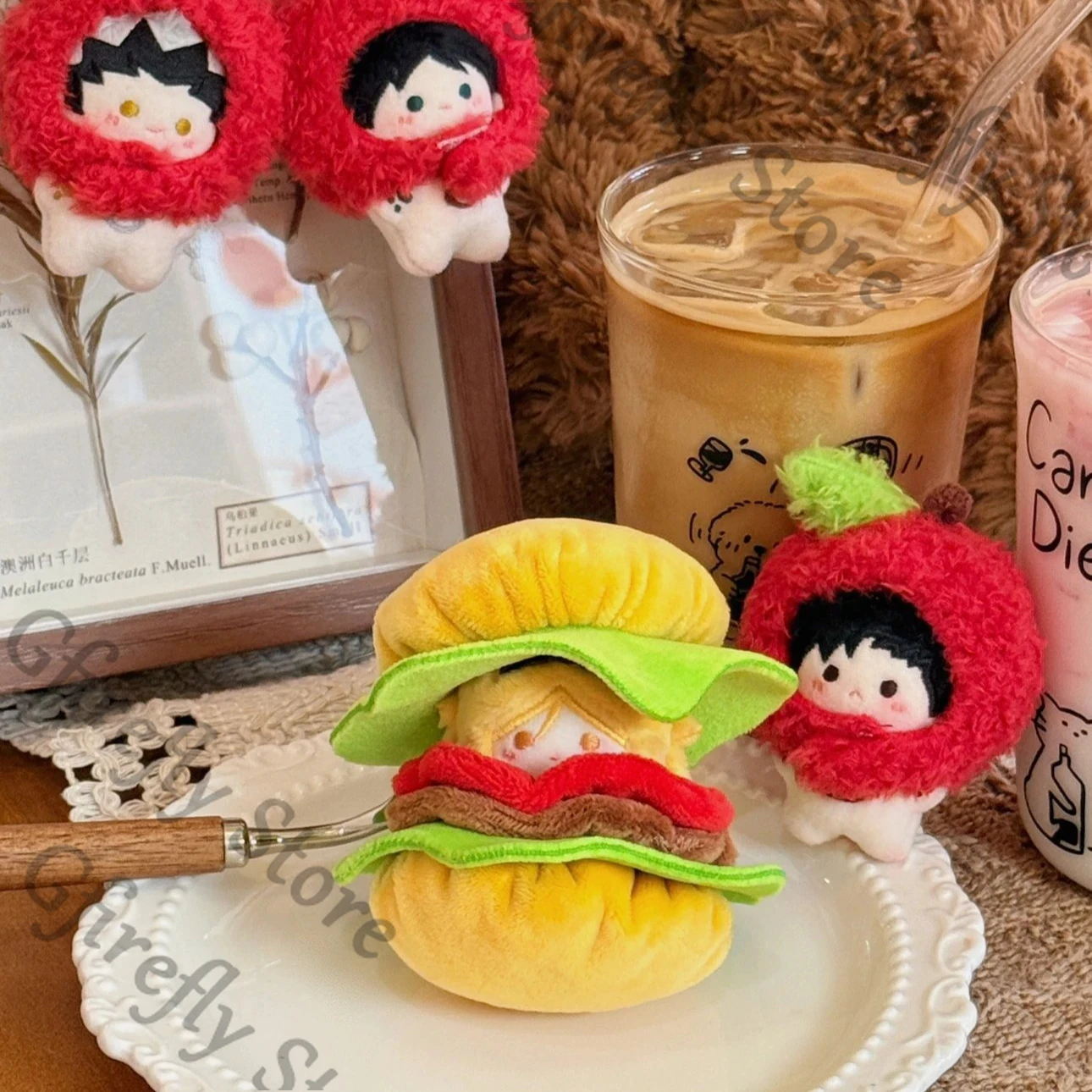 

5 см в форме гамбургера, хлопковая кукольная одежда, костюмы для косплея, украшения, праздничное платье, облегающий костюм, Рождественский костюм