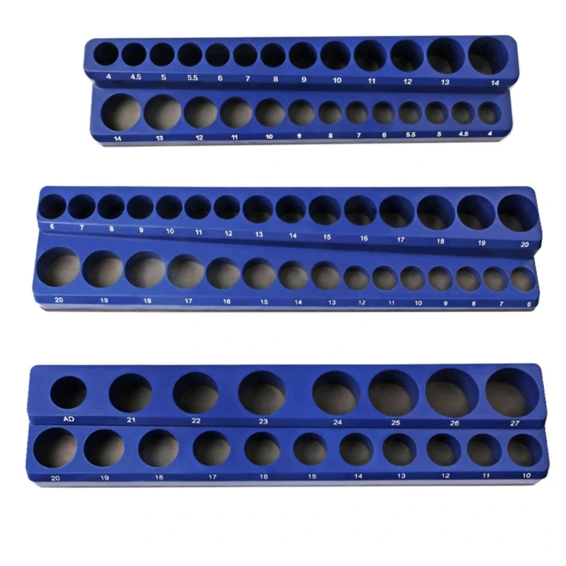 19/26/30 Holes Screwdriver Head Storage Case Plastic Hex Shank Screwdriver Bit Stand For Power Accessories M4YD