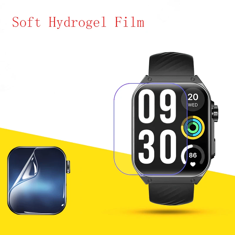 Soft Hydrogel Film Clear HD Transparent Protector Protective Guard Smart watch for HAYLOU Watch S8 Smartwatch 1.96 10PCS