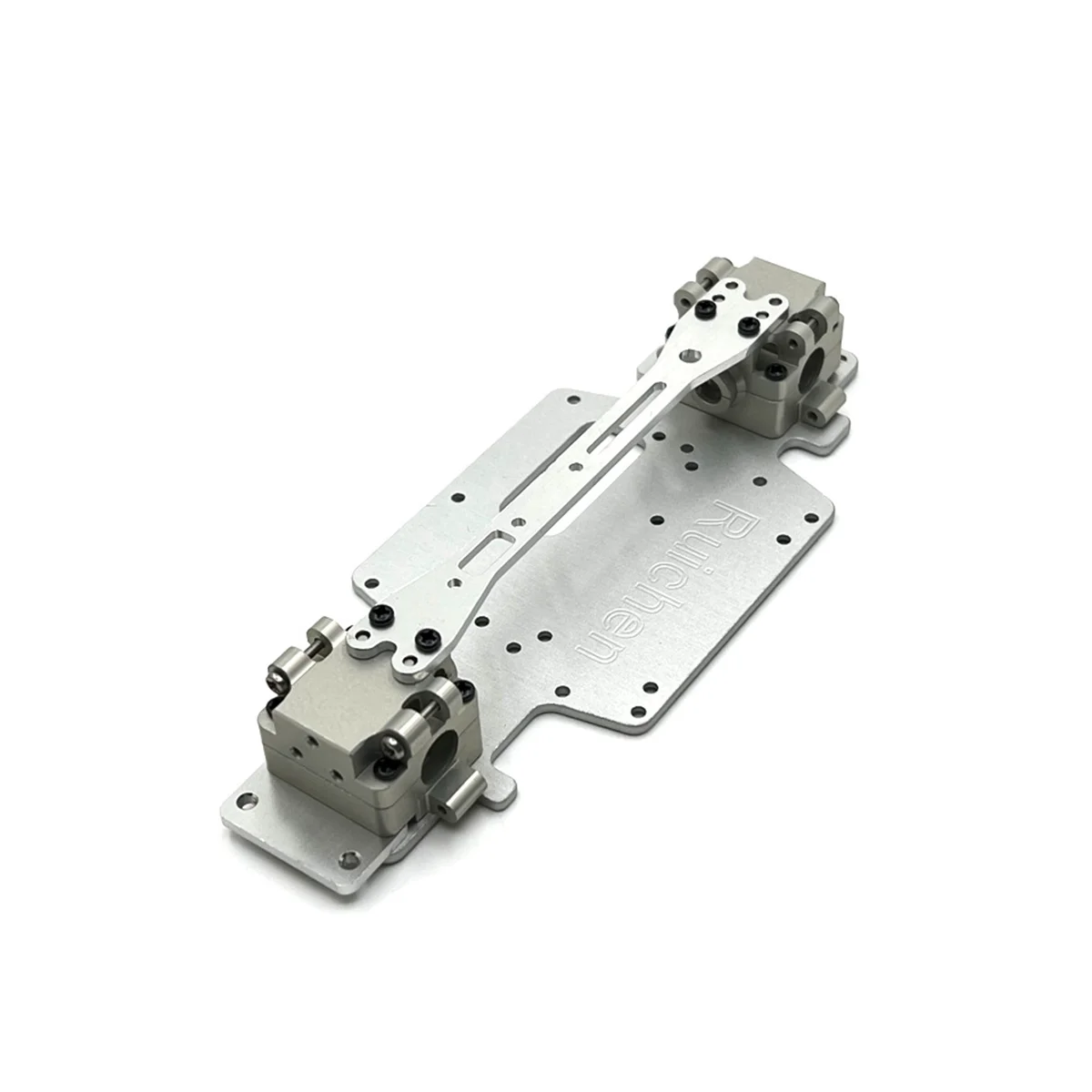 Suitable for 284161 284010 284131 K989 RC Car Aluminum Upgrade Base Plate Accessories Silver