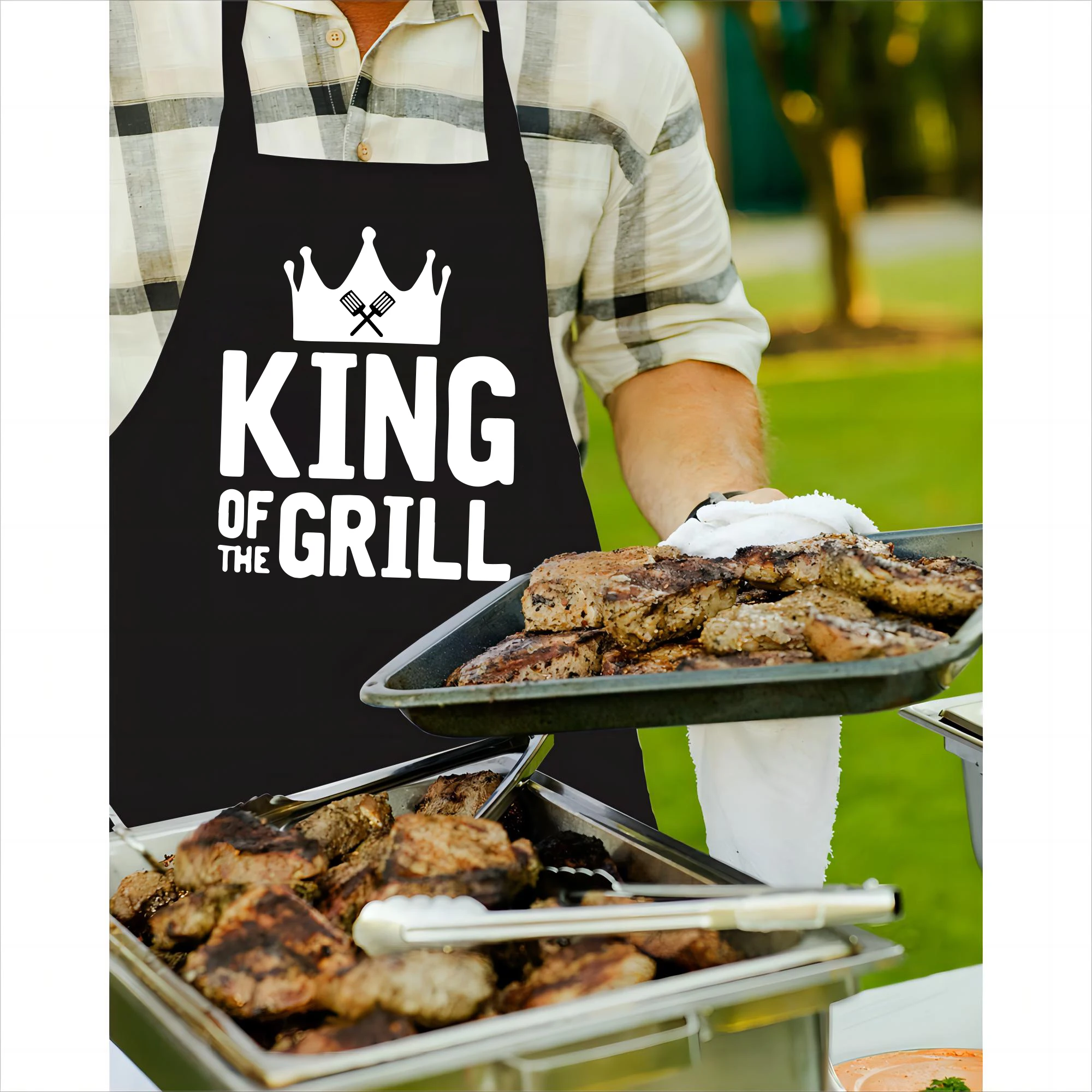 Cooking Aprons for Women Men Funny Grilling Chef Kitchen Aprons for Dad Husband BBQ Gifts for Fathers Day Birthday