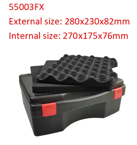 Multifunctionele Hardware ToolBox Draagbare Plastic Instrumentenkoffer Notebook Beschermende Opbergdoos Outdoor Apparatuur Gereedschapskoffer