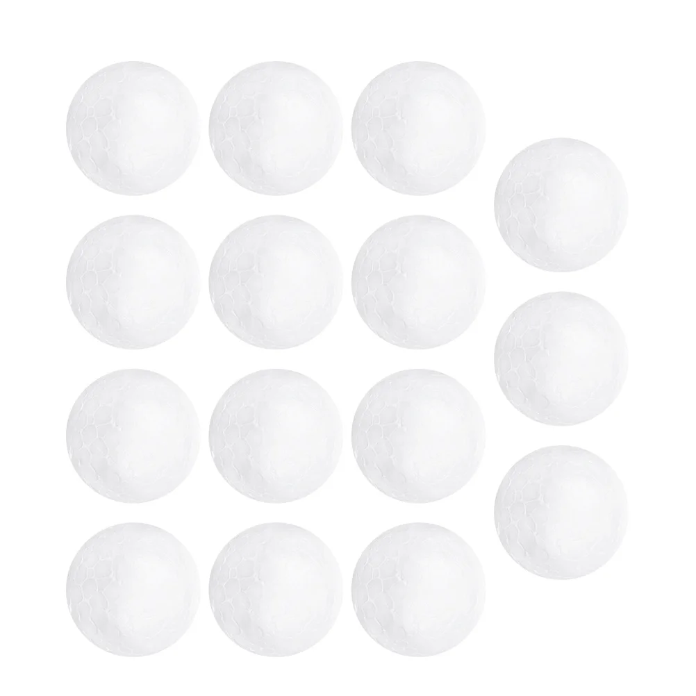 

15Pcs 10Cm White Foam Ball Christmas Craft Ornament for DIY Decoration Painting Activity Holiday Festive Decorative