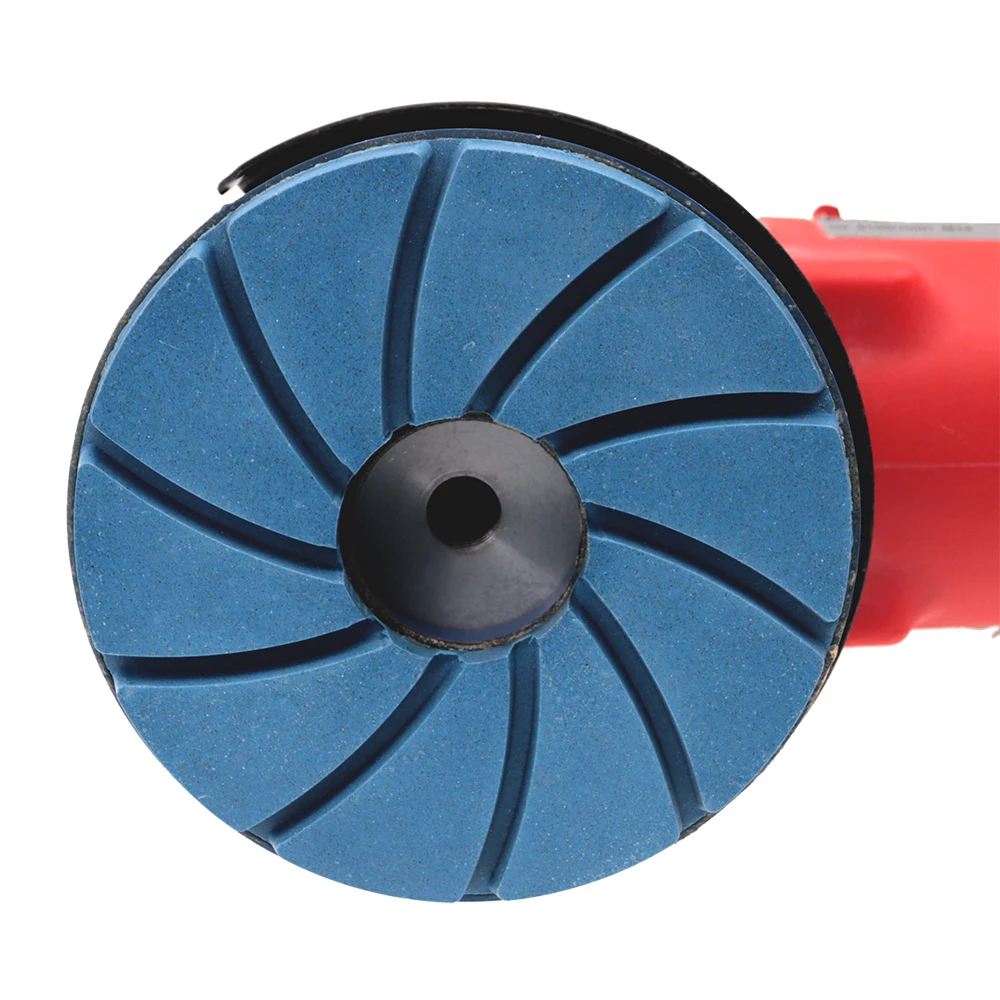 Imagem -04 - Snail Lock Edge Polishing Pad Diamante Automático Rebolo Granito Mármore Pedra Disco Abrasivo de Concreto 125 mm