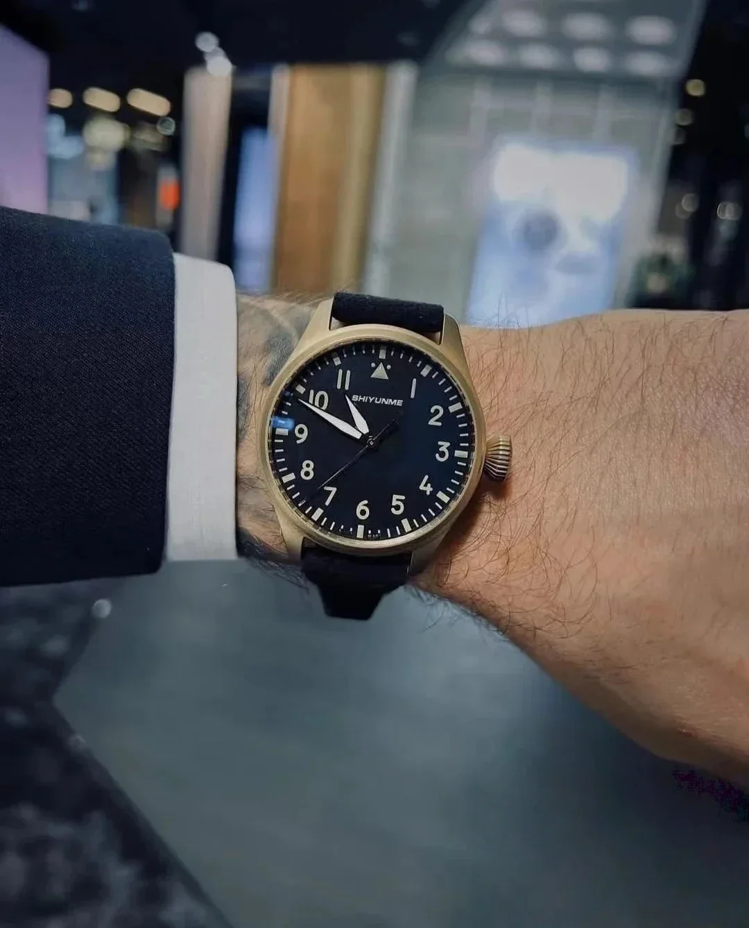 WATCH1 Store ساعة رياضية أوتوماتيكية ميكانيكية للجنسين متعددة الوظائف Worldtimer مجموعة الطيران من الفولاذ المقاوم للصدأ