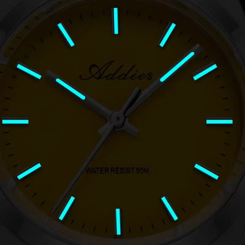 ADDIES 31MM Women's Quartz Watch Elegant 2035 Sapphire Glass Lady Wristwatches BGW9 Super Luminous 316L Stainless Steel Watches