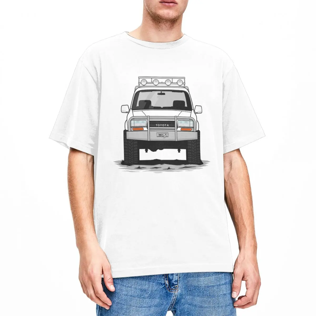 Land Cruiser FJ 80 Series Men Women T Shirt Off Road FJ80 Car Merchandise Funny Tees T-Shirts Cotton Gift Idea Clothing