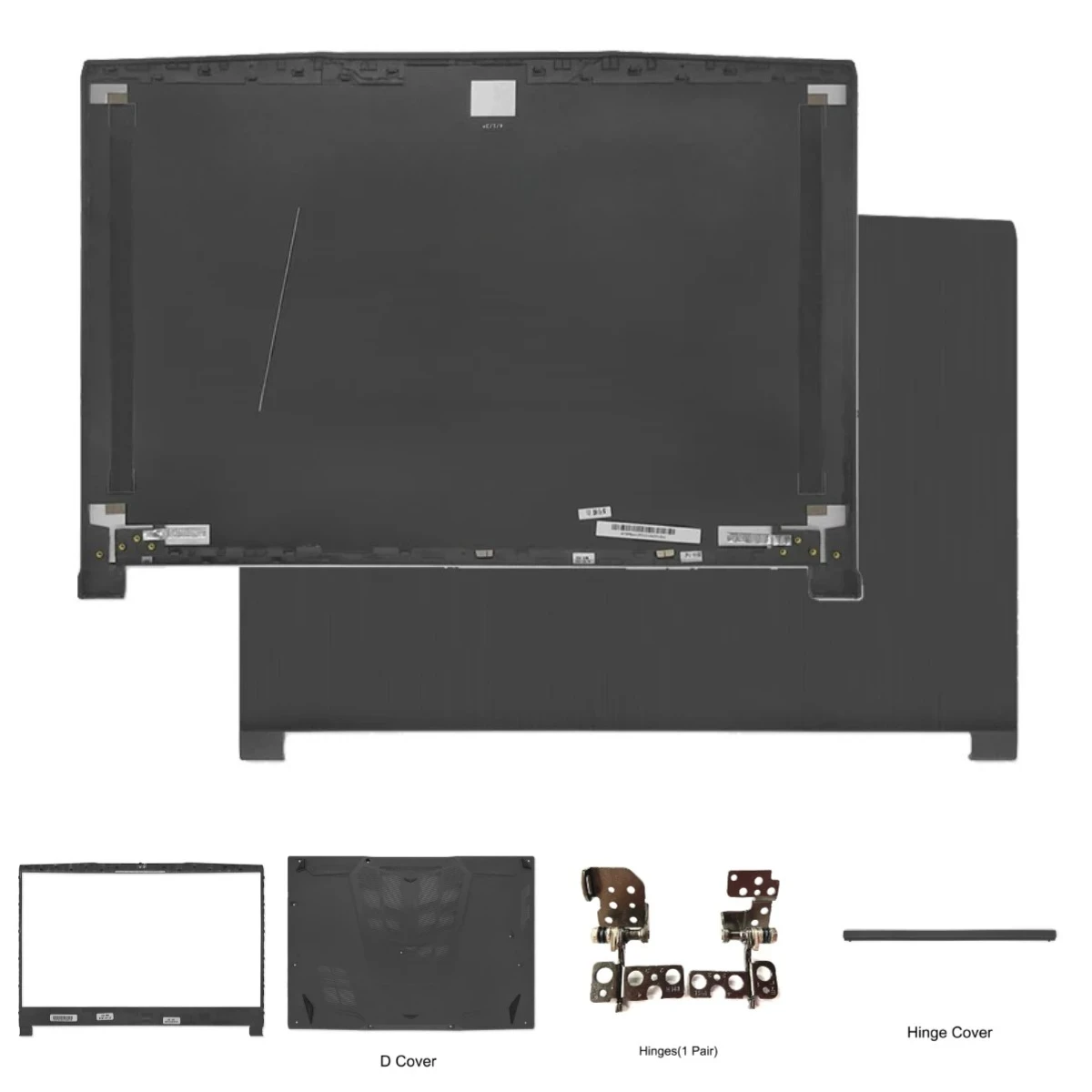 Carcasa Trasera, Carcasa Superior, Marco Frontal, Carcasa Inferior y Bisagras para Laptop MSI Bravo 15 MS-16WK