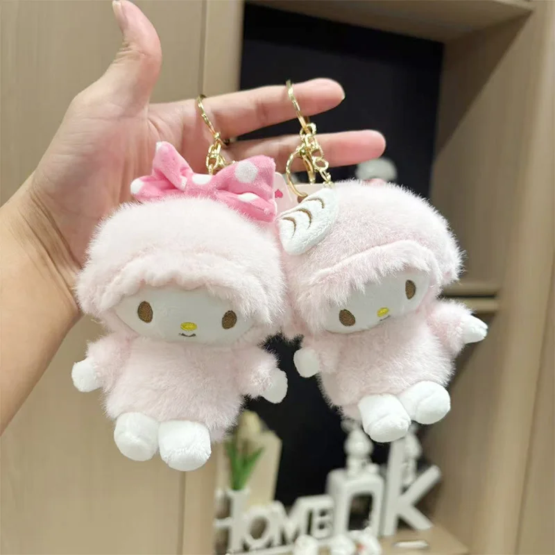 

Набор плюшевых брелоков Sanrio My Melody: милые аниме-подвески для сумок