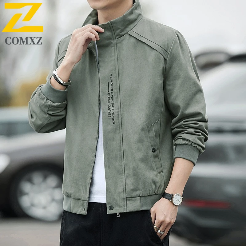 Casaco parka masculino bordado negócios casual luz luxo escritório golfe velo jaqueta inverno à prova de vento ao ar livre viagem estofamento casaco