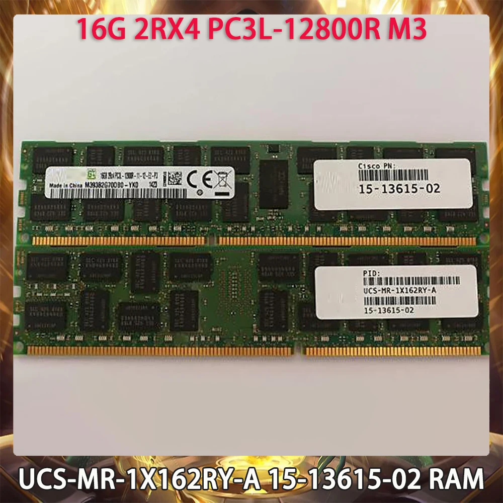 

1 шт. Оперативная память для Cisco UCS-MR-1X162RY-A 15-13615-02 16 ГБ DDR3L 1600 МГц 2RX4 PC3L-12800R M3 Серверная память