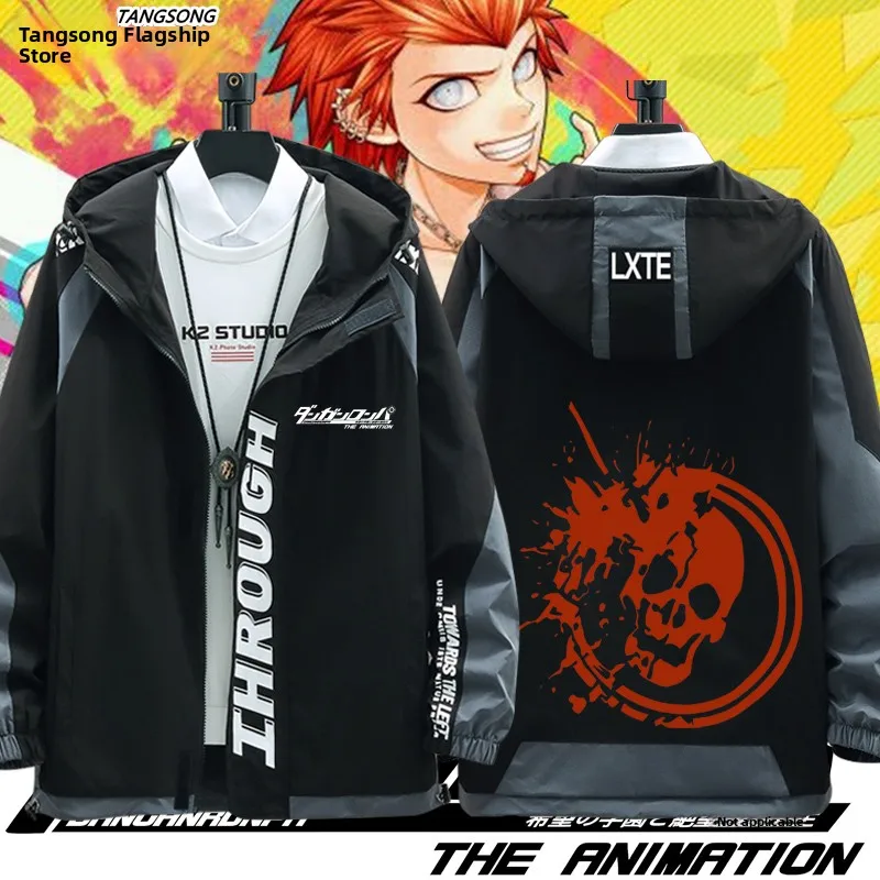 

Куртка Hope Arcadia Despair High School Jaet Cos, молодежная модная куртка с капюшоном на молнии, ветрозащитная, из полиэфирного волокна, с длинными рукавами