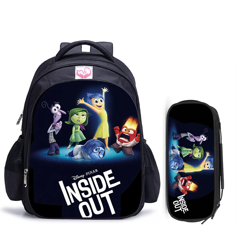 16 Inch Disney Inside Out Children School Bags Orthopedic Backpack Kids School Boys Girls Mochila Infantil Catoon Bags