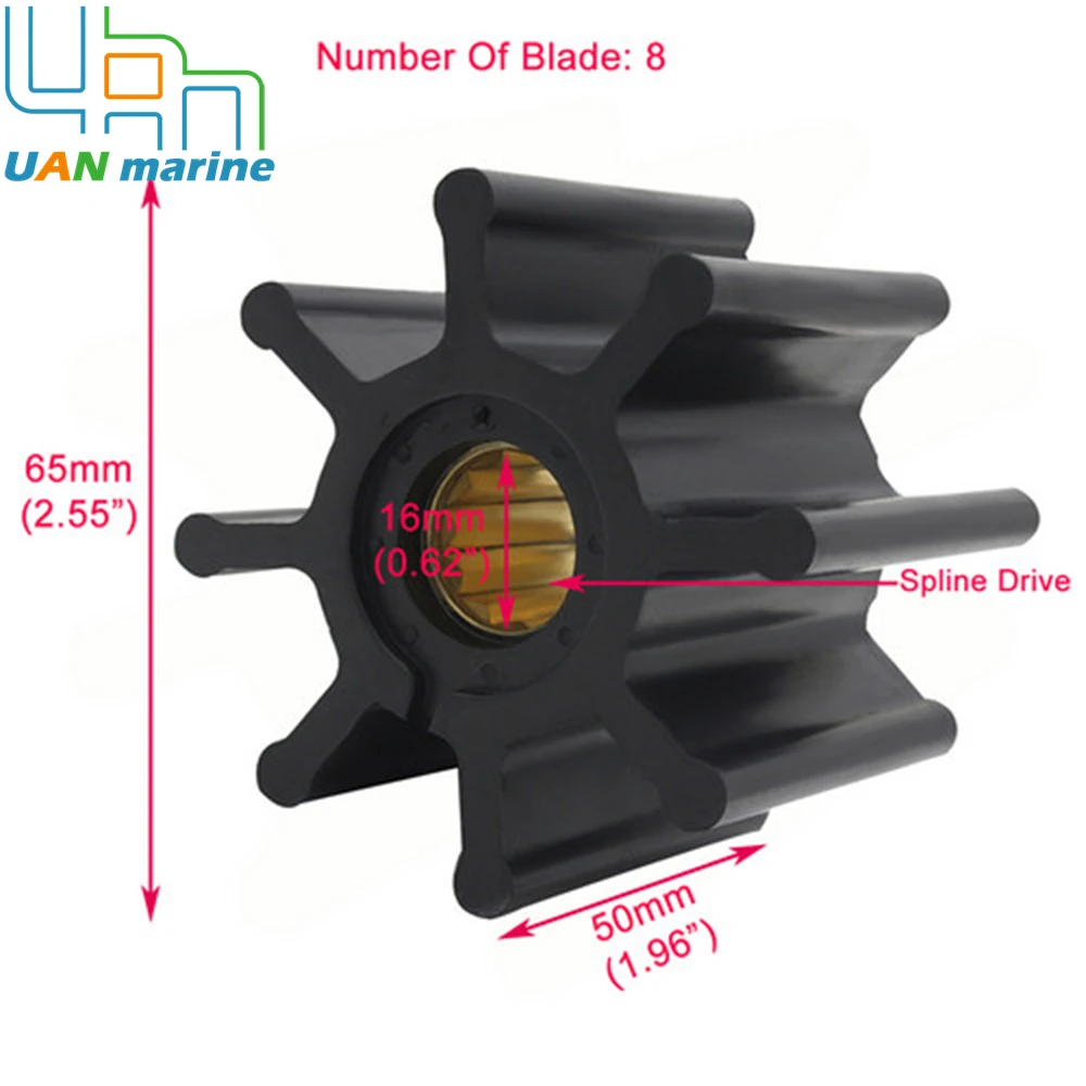 

Sea Water Cooling Pump Impeller Kit For Volvo-Penta 875593 877061 3841697 21951356 801277 825941 JMP 7400-01