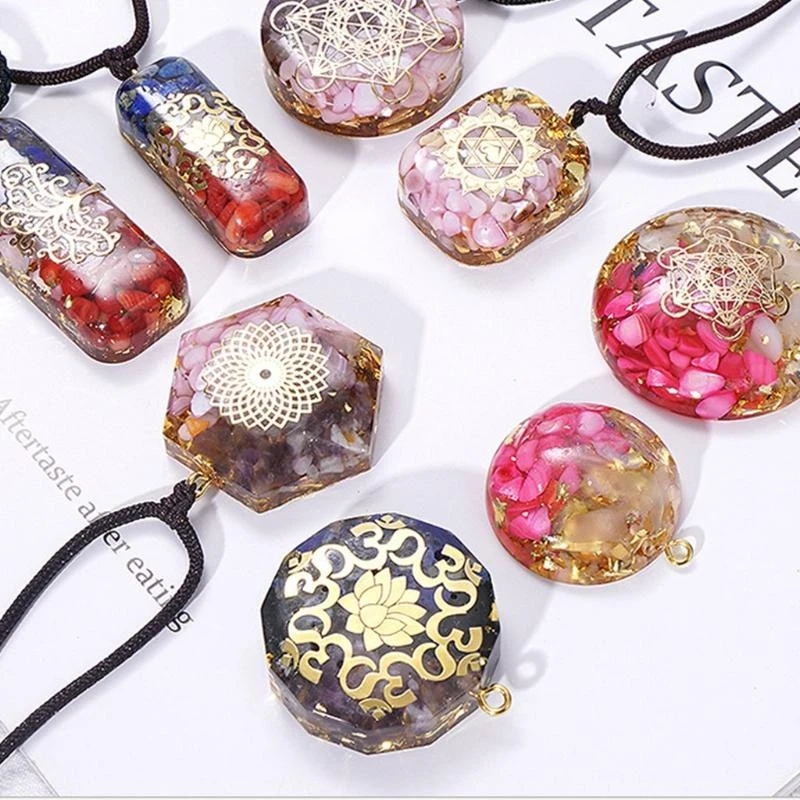 

UV Crystal Resin Epoxy Mold Handmade Jewelry Necklace Resin Mold DIY Art Crafts Ear Studs Hanging Pendant Casting Mold