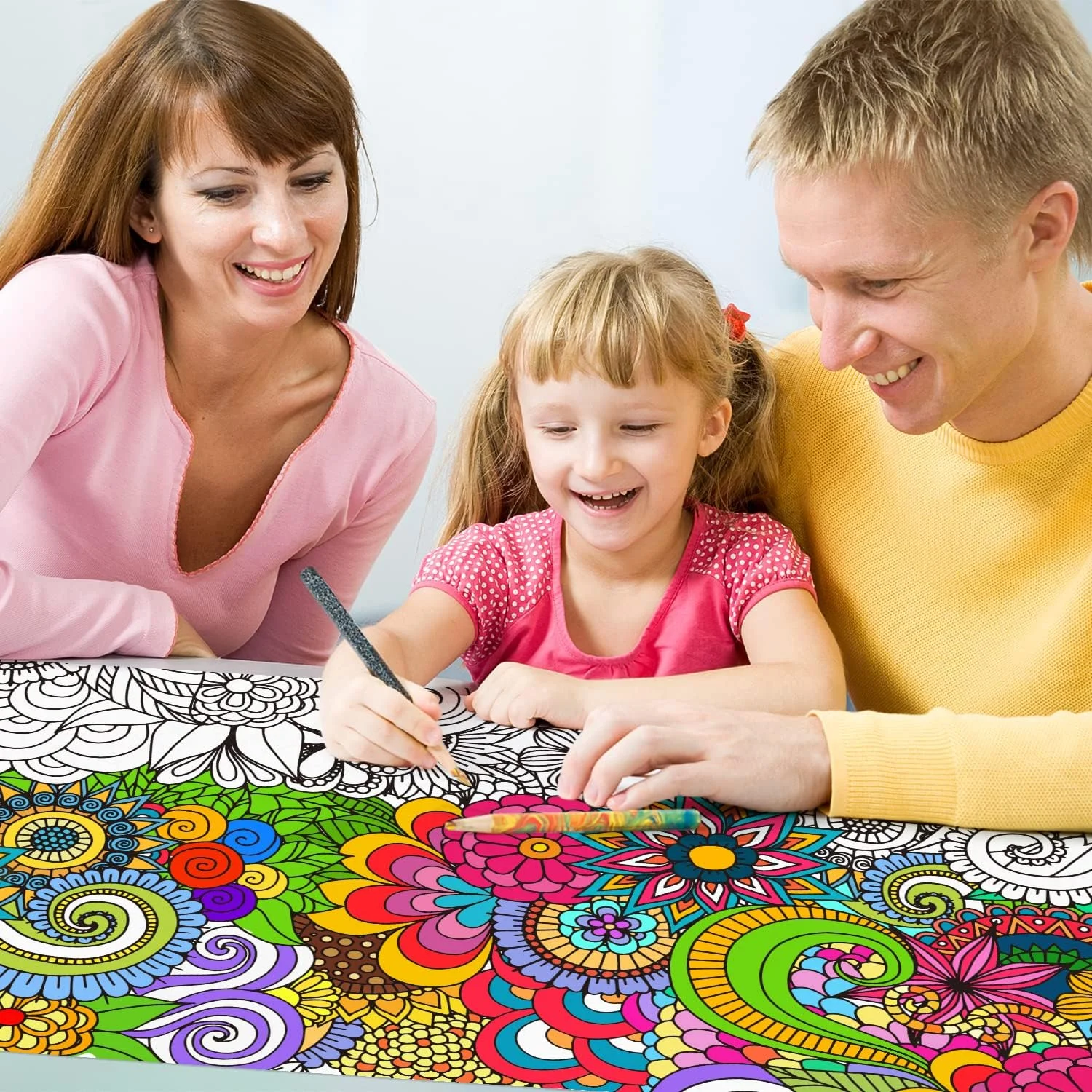 1Pc Jumbo Mandala Coloring Pos - Art Craft Jumbo review and price