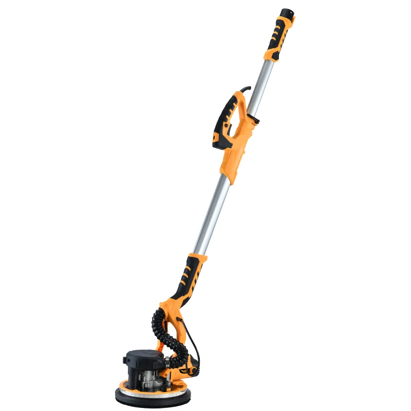 

Электрическая промышленная шлифовальная машина 220 В для самостоятельной сборки с длинной ручкой, двойной лампой, для шлифовки стен, удаления шпаклевки, для домашнего использования