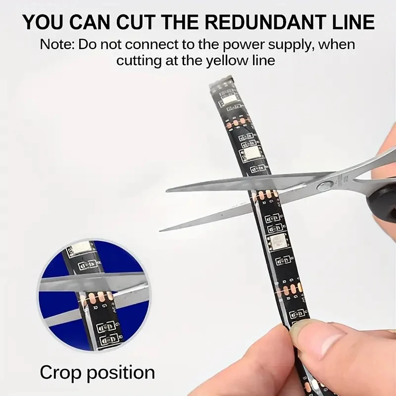 مقاوم للماء سكوتر LED قطاع سكيت الدراجة مرنة ديود الشريط سكوتر كهربائي السلامة ليلة ركوب ضوء مصباح هدية الكريسماس #3