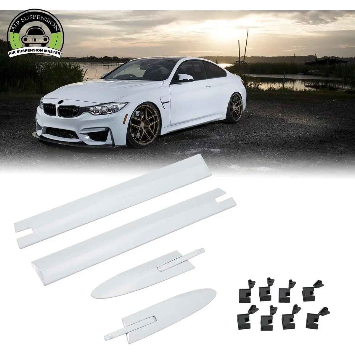 1 Set Roof Trim Strip Hinge Cover Car Accessories For BMW 3 4 Series 430 F33 M3 F83 M4 E93 Convertible 54377184037 54377184038