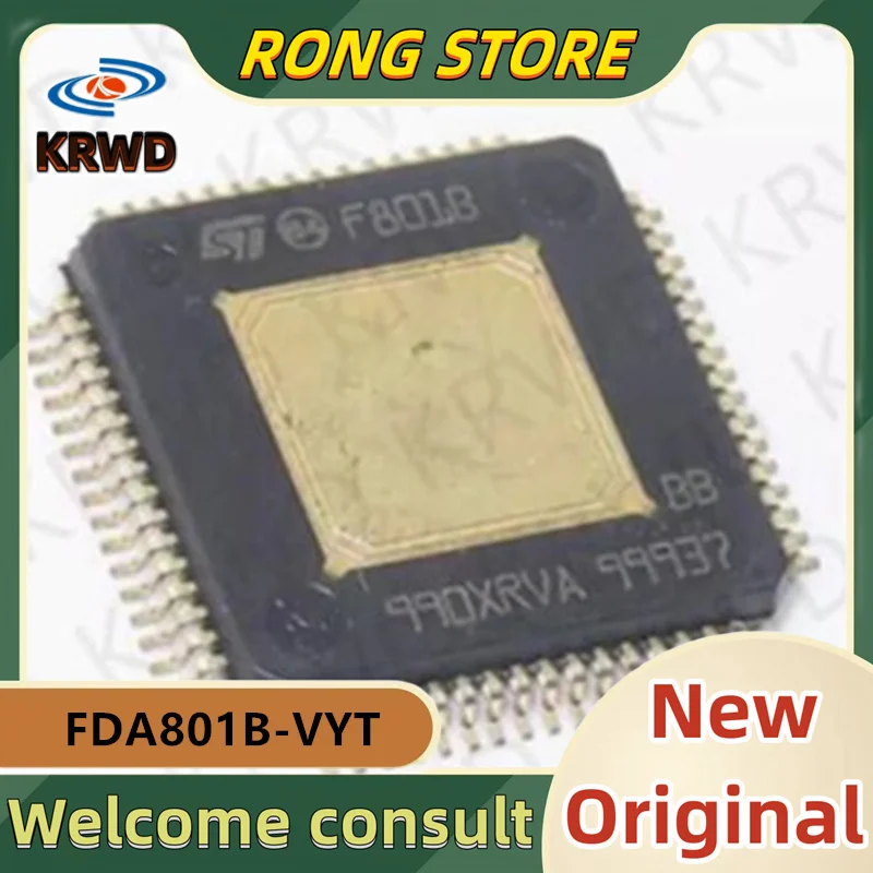 

FDA801B-VYT New and Original Chip IC FDA801B F801B FBOI8 LQFP-64 Microcontroller audio power amplifier chip IC