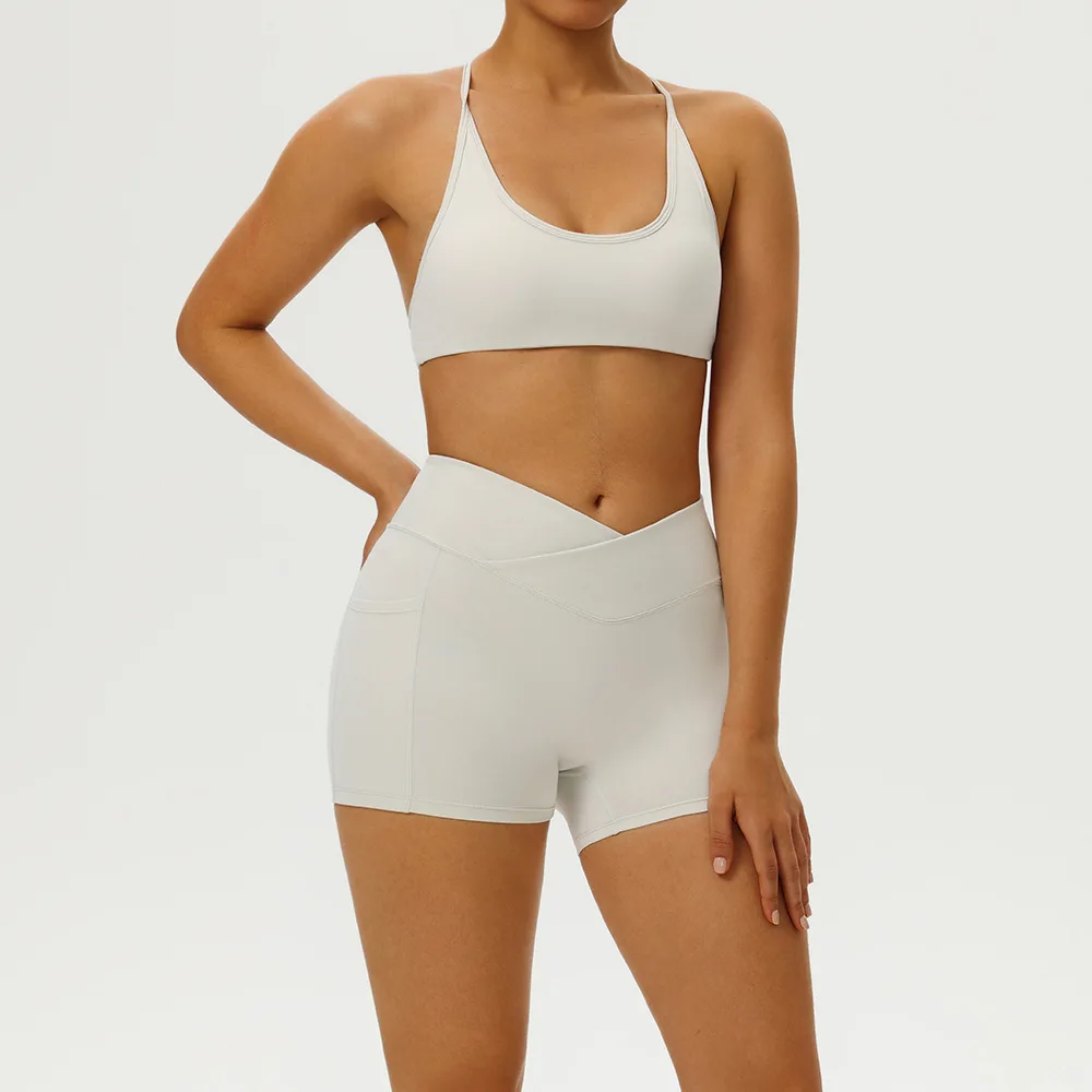 Women's Tracksuit 2 Pieces Yoga Suit Fast Dry High Waist Sports Bras Leggings Suit Push Up Yoga Vest Training Fitness Bra Sets