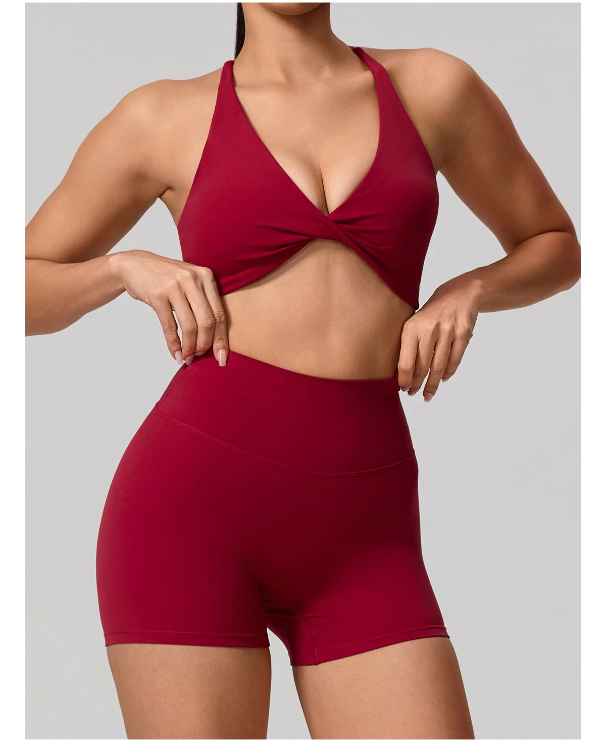 Hearuisavy Sommer Sexy Gym-Top für Damen, Lauf-BH mit Rückenkreuzung, Yoga-BH, Sport-BH, atmungsaktive Push-Up-Unterwäsche, Fitness-Workout-Top – Detail 13