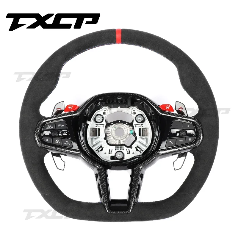 

Applicable to the old upgraded new 2025 M4 carbon fiber steering wheel FOR G30 G31G26G03G04 G07