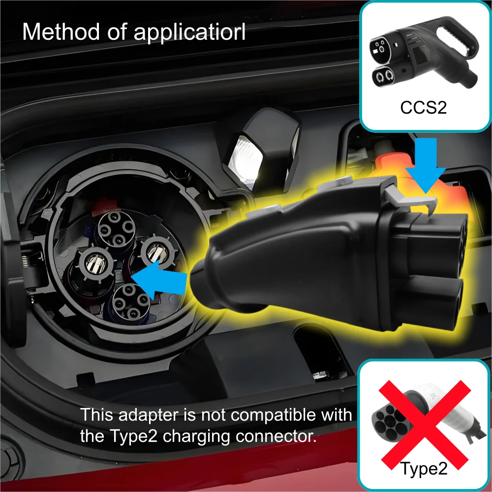 CCS2 to CHAdeMO EV Converter Adapter DC 250A 1000V 250KW CCS Combo 2 to Japanese Electric Vehicle Charging Adapter CCS2-CHAdeMO