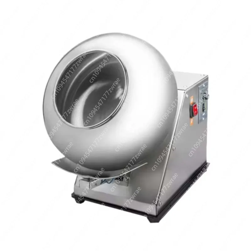 Multi-function Nut and Candy Coating Machine Caramelized Nut Coating Machine with Blower Automatic Tilting Sugar Coating
