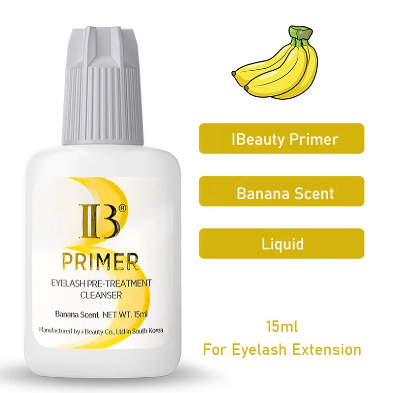 IBeauty Eyelash IB Primer Banana False Eyelashes Extension Glue 15ml Makeup Tools Health Beauty Lash Supplies Liquid Logo Custom