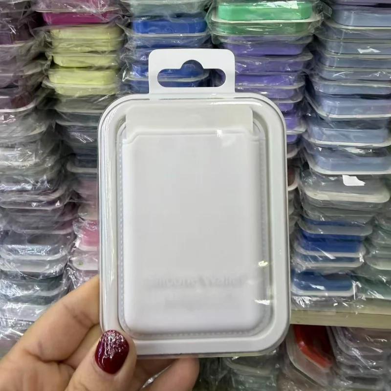 Candy Color Original Flüssigsilikon-Kartenetui für iPhone 17 ProMax 16 14 15 – Starke Magnetkraft für MagSafe Kartenlagerung und Geldbörse – Detail 7