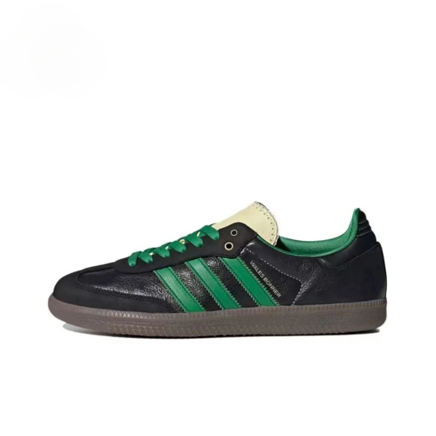 Adidas Samba Wales Bonner Silver German Training Gazelle Shoes Retro Versatile Sports and Casual Fashion Board Shoes Sneakers