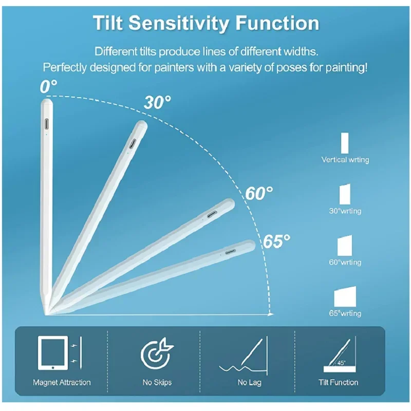 ZLRLMHY  Can Use The Active Pencil Palm Repulsion Function To Write and Draw for IPad (2024 and Later)，Easy To Use