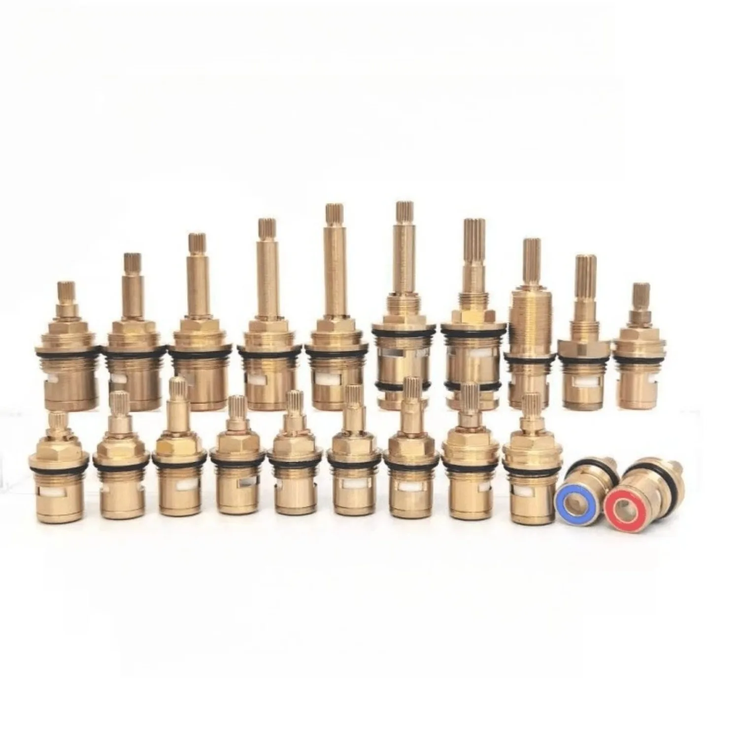 

Кран с тремя отверстиями, керамический картридж, сердечник клапана для горячей и холодной воды, 4, 6 вариантов длины резьбы