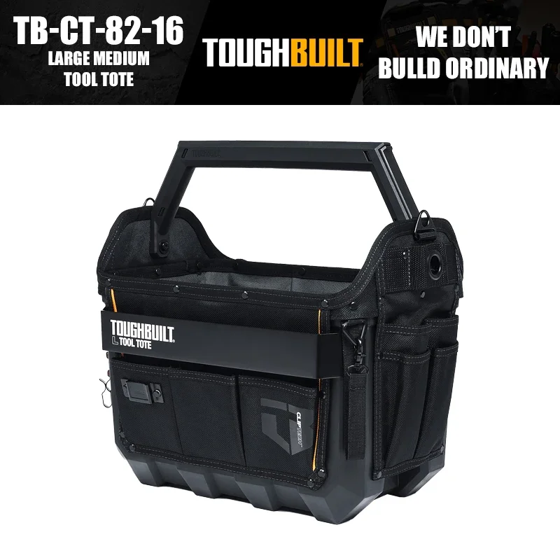 ToughBuilt TB-CT-82-12/TB-CT-82-16 Medium Tool Tote Tools Packaging Bag Construction Renovation Tools
