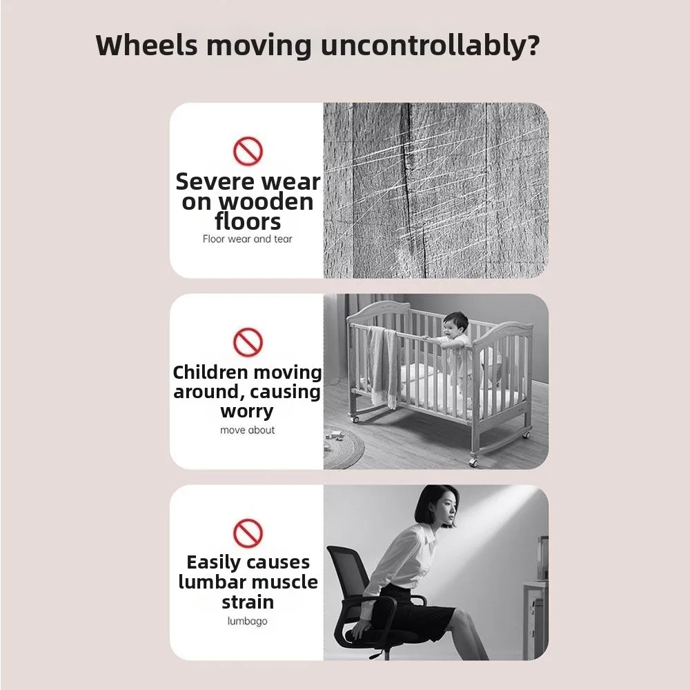 

5 шт. универсальных силиконовых колесиков для офисных кресел, предотвращающих скольжение и царапины на полу